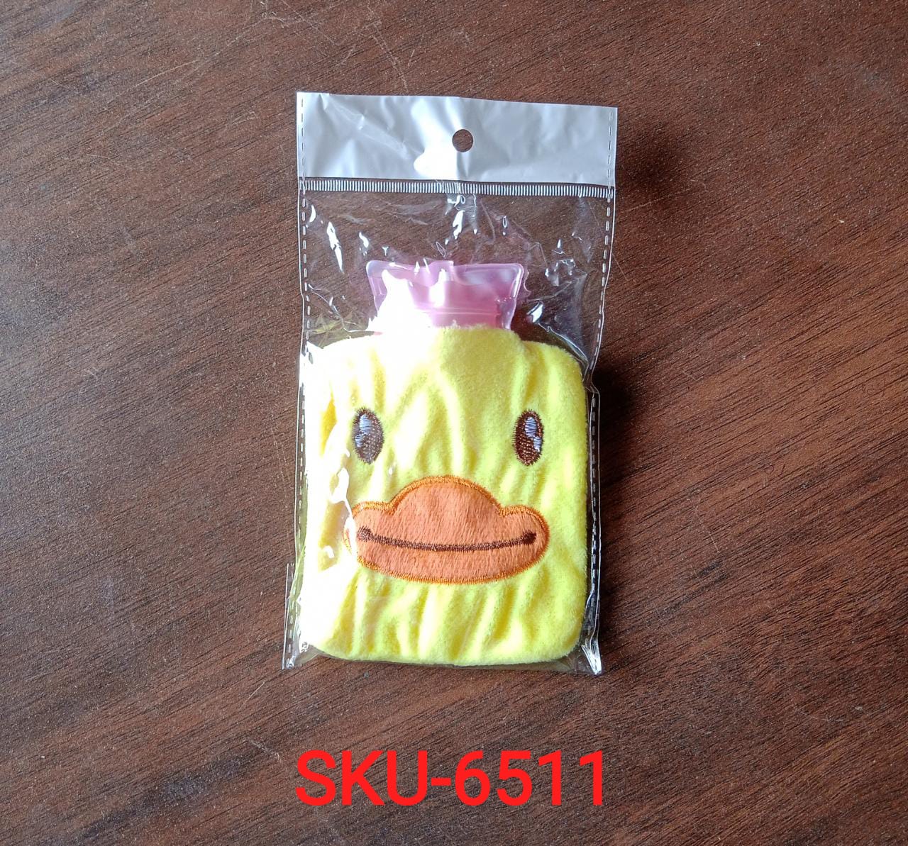 Duck-themed hot water bag