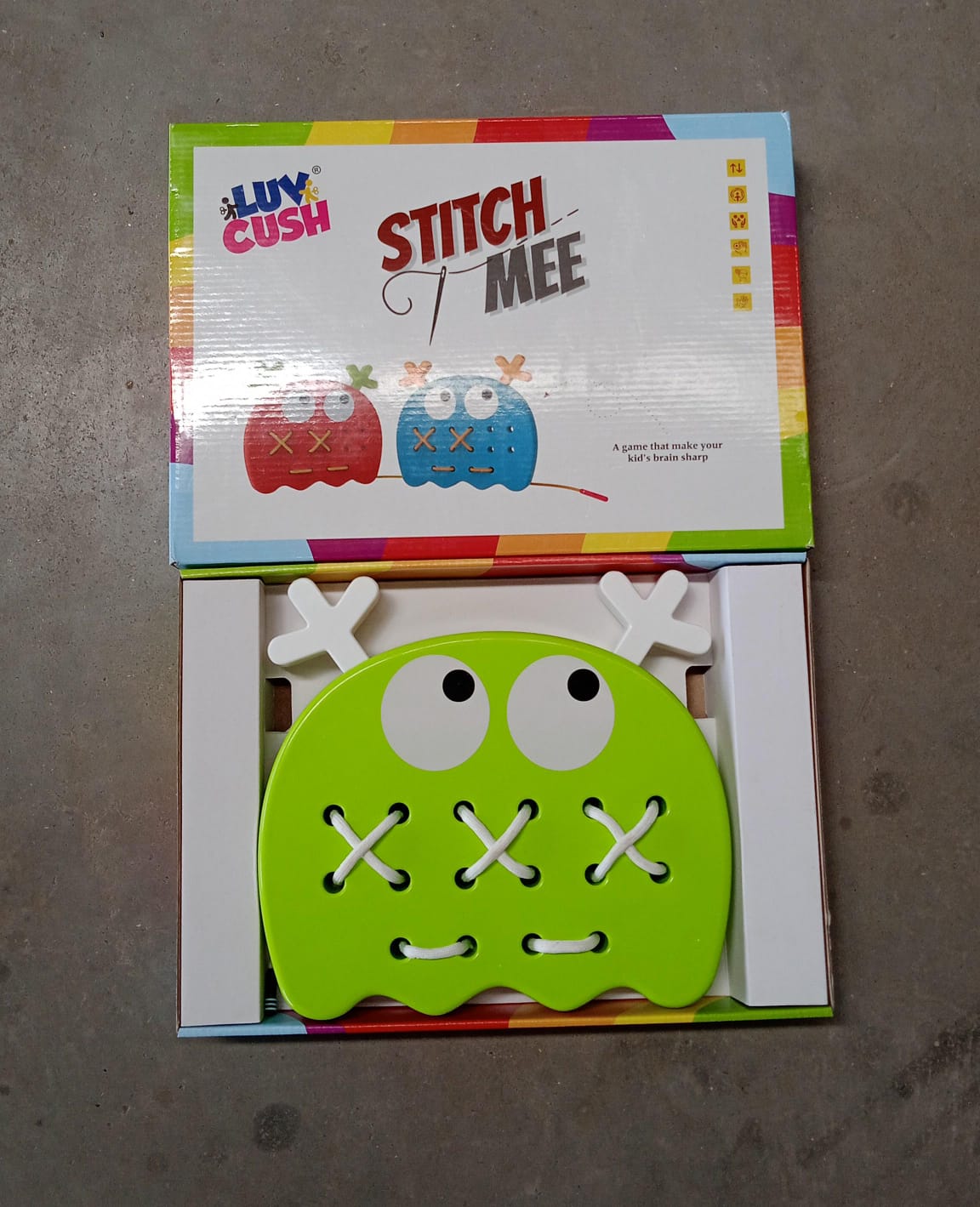 Stitch Mee Puzzle Toy Many Styles Playable Learning Brain Game for Kids 1 Pc