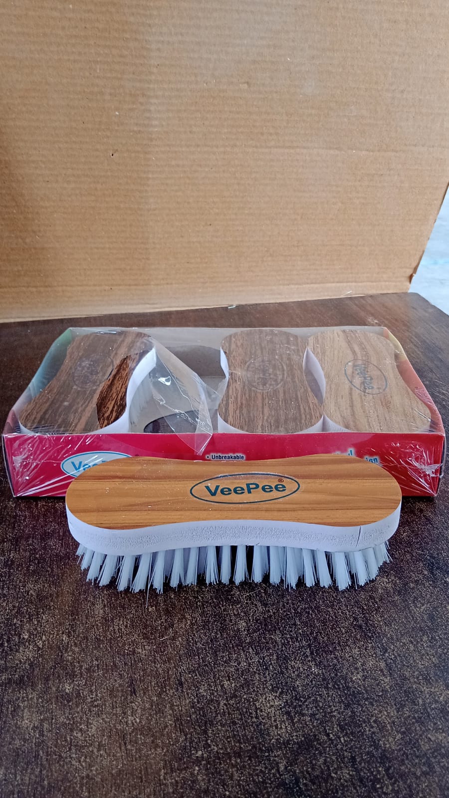 Ergonomic Cloth Washing Brush Set (4 Pc)