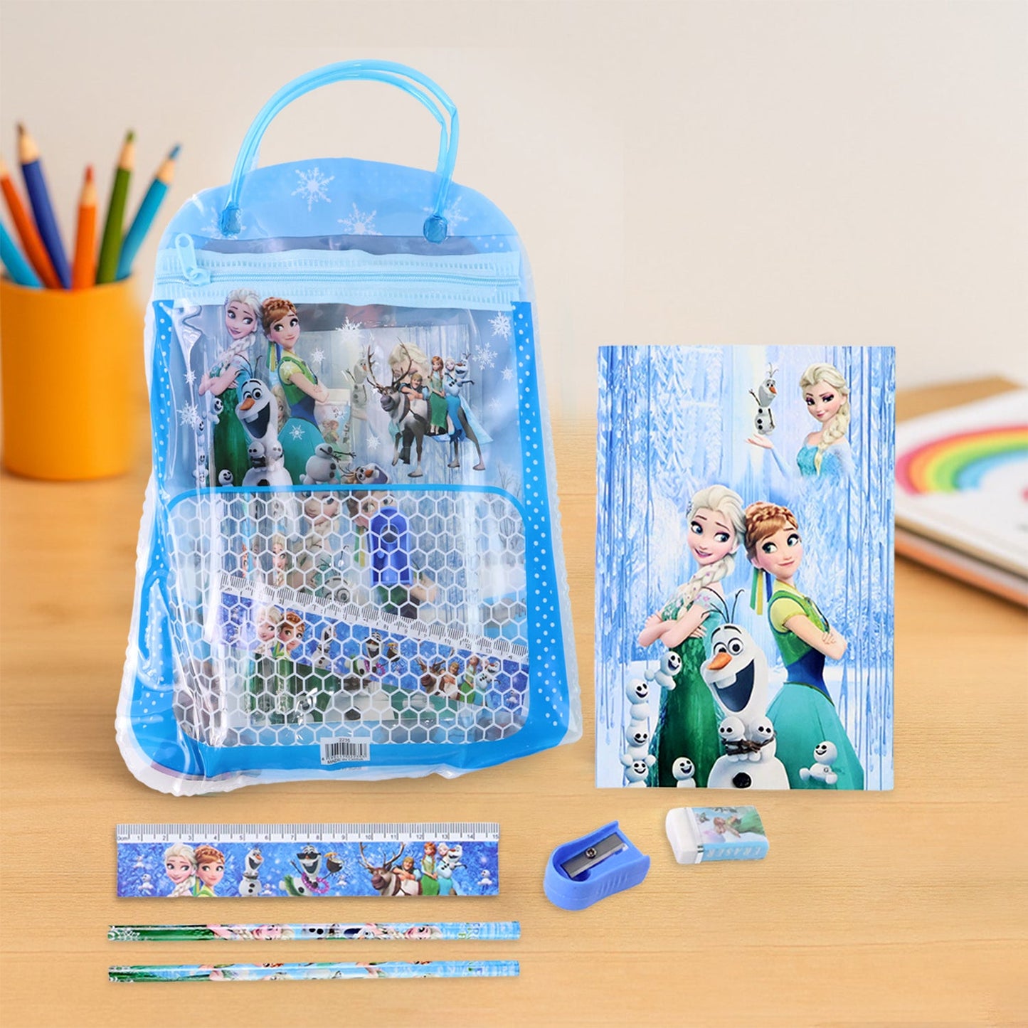 Stationery Kit for Kids - Stationery Set (6 Pcs Set / Mix Design)
