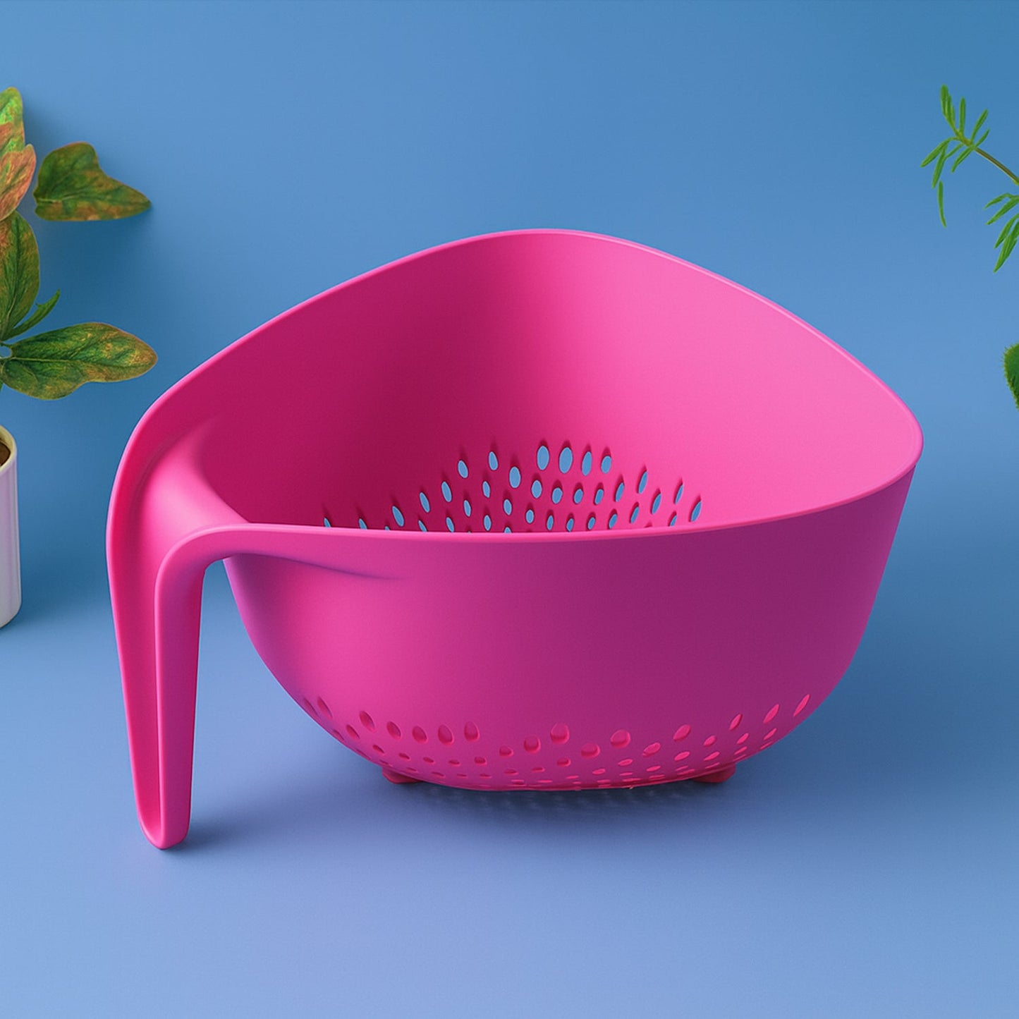Supermom Plastic Premium Multipurpose Triangular Kitchen Colander