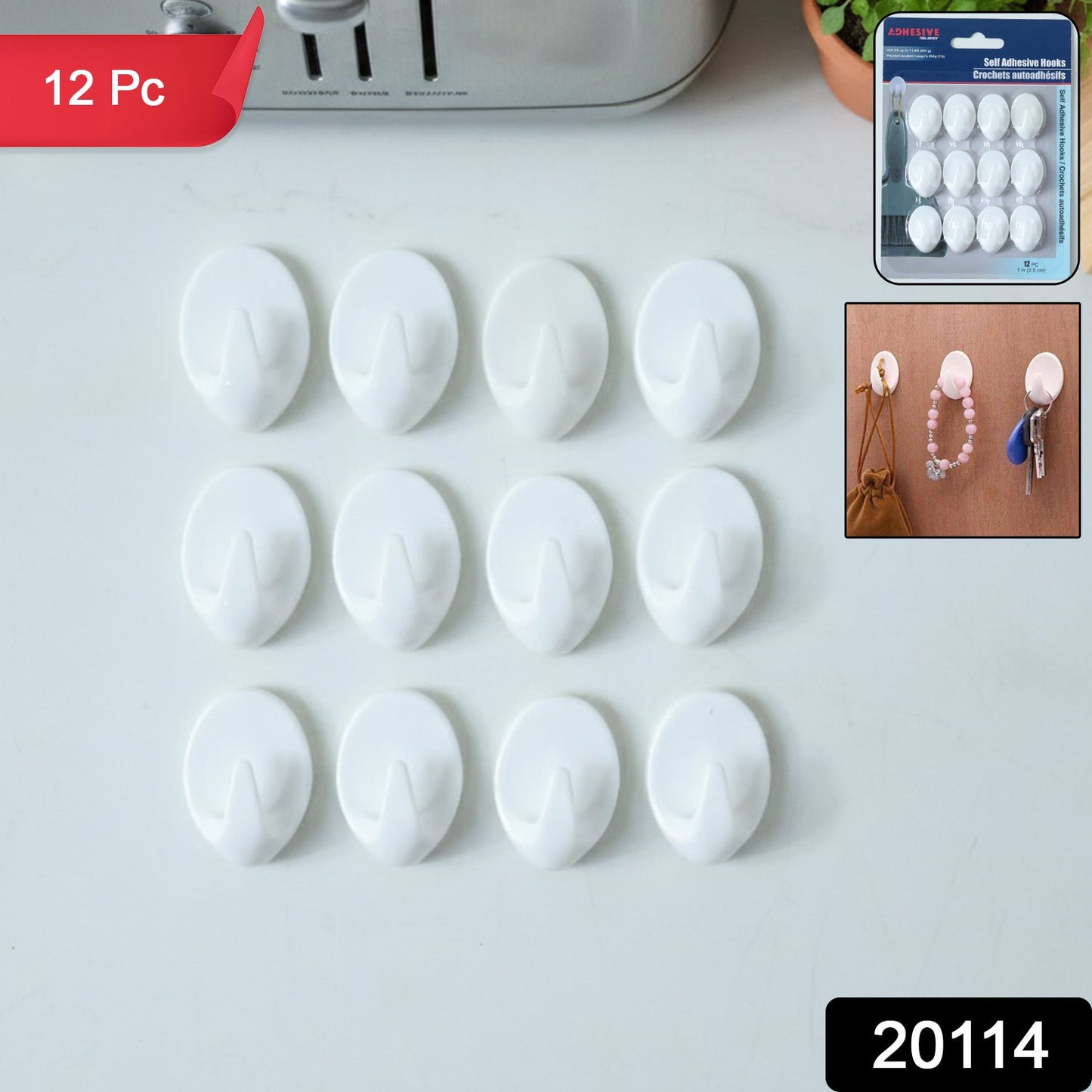 Adhesive Hooks