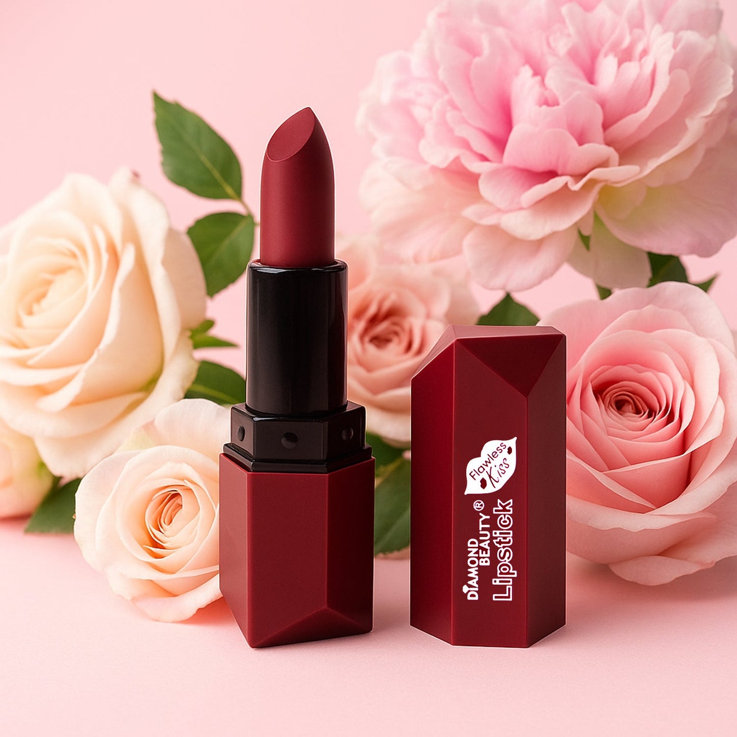 Diamond Beauty Flawless Kiss Matte Lipstick (1 Pc)