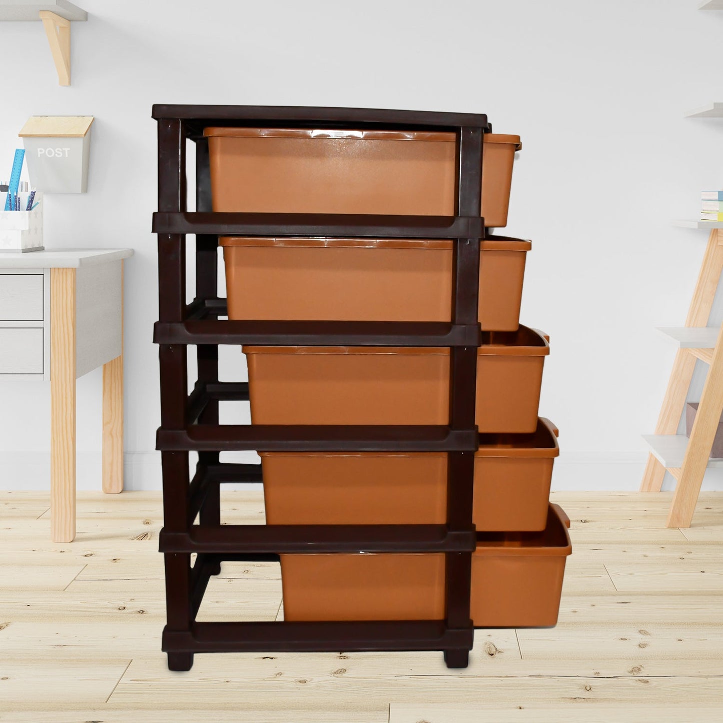 Plastic Premium Home Storage & Organization (5 Layer / 1 Pc)