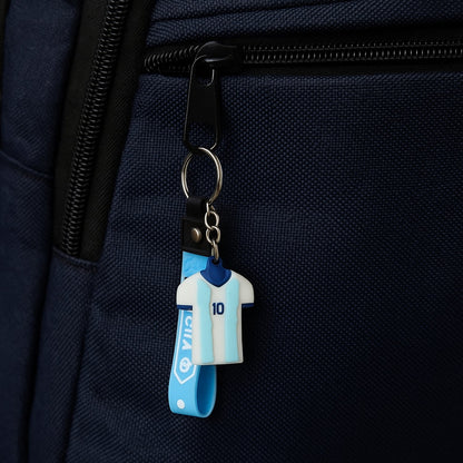 Cute Cartoon Silicone 3D Key Chain with Metal Hook & Strap (Pack of 1 / Mix Design)
