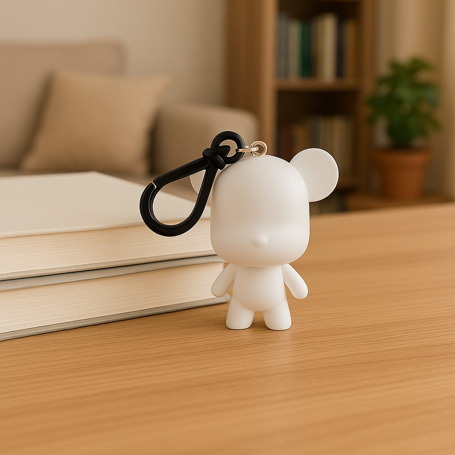 Blush Bear Pocket Charm