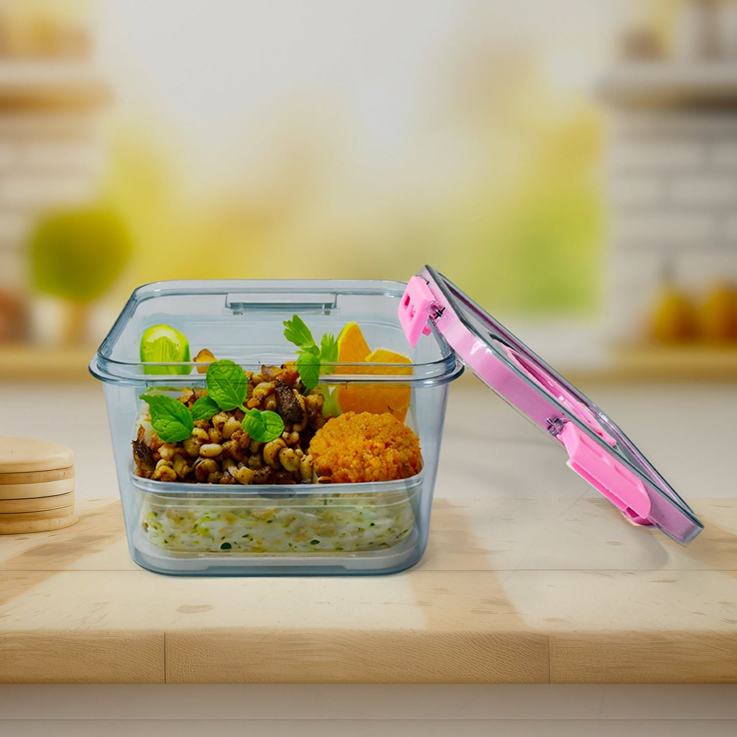 High Quality Plastic Food Storage ContainerFood Box (1400ML)