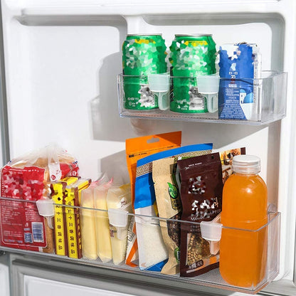 Plastic Storage Baskets Space allocator, Refrigerator Organizer Bins partition (1 Pc)