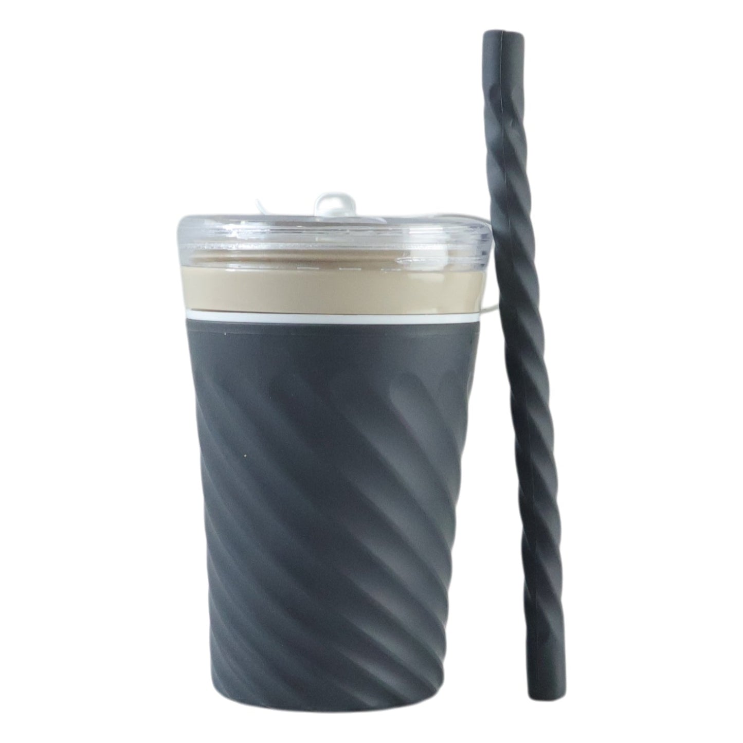 modern swirl water tumbler