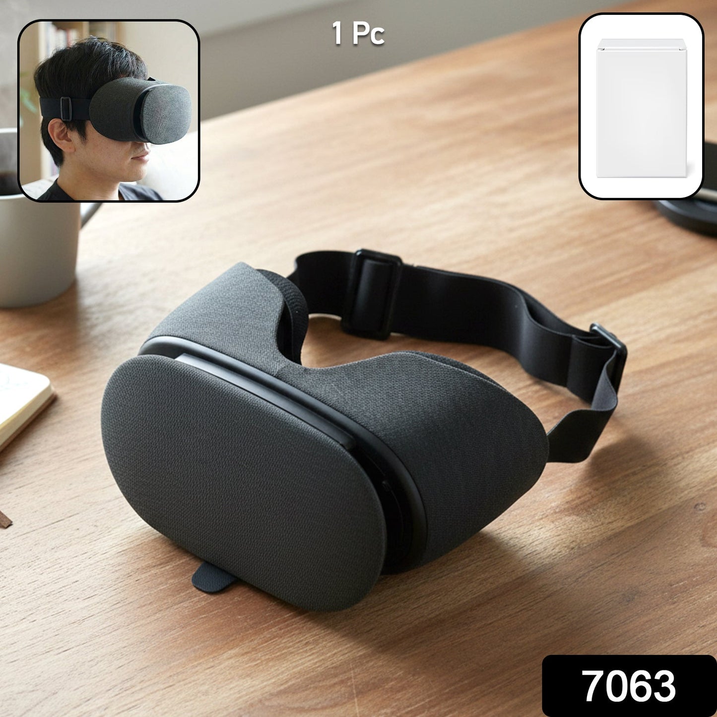 Soft replacement eye cushion for VR headset