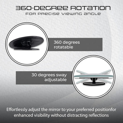 Car Blind Spot Mirror 2 Pc Set