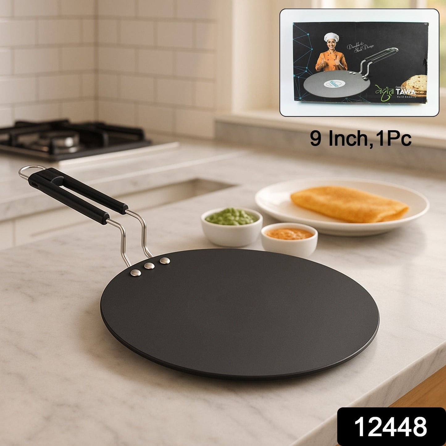 Non-Stick Flat Roti Tawa