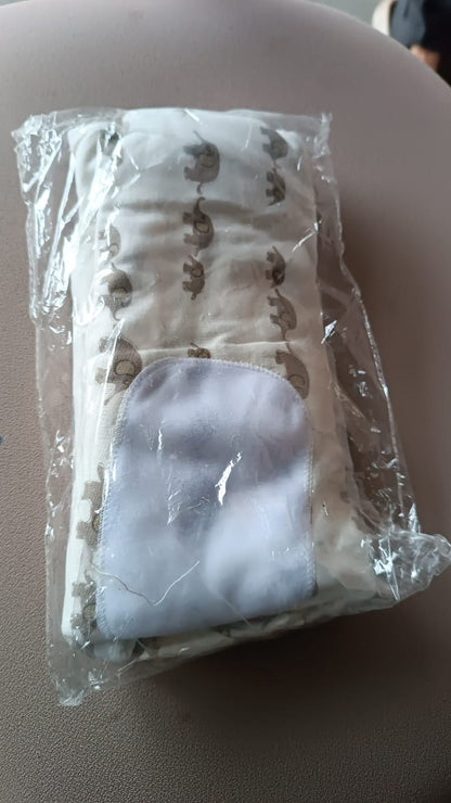 Soft Cotton Adjustable Baby Swaddle Wrap for Newborns (1 Pc)