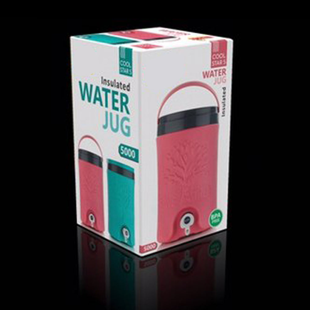 Multicolored Water Rover Jug: Insulated Plastic Jug with Sturdy Handle (4300 ML)