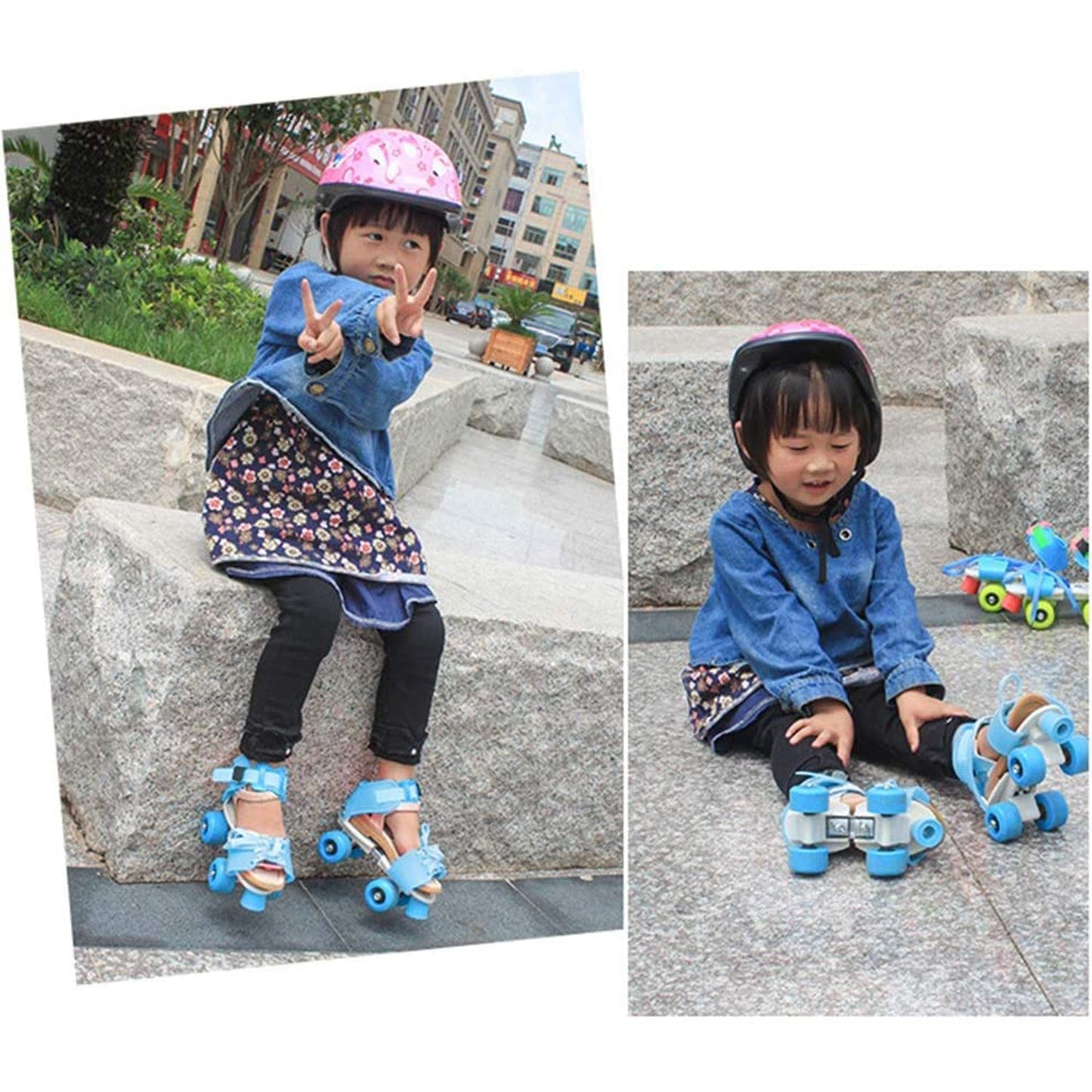 Kids Roller Skates – Adjustable & Comfortable Skating Shoes (Pair of 1)