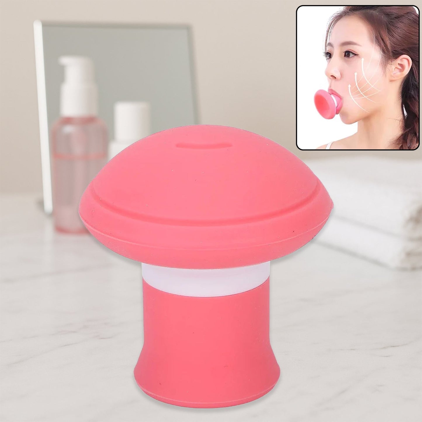 Silicone Facial Jaw Exerciser – Breath Training, Stress & Craving Reducer