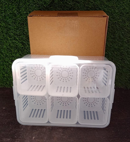 Fridge Storage Box – Freezer Vegetable & Meat Organizer Drawer
