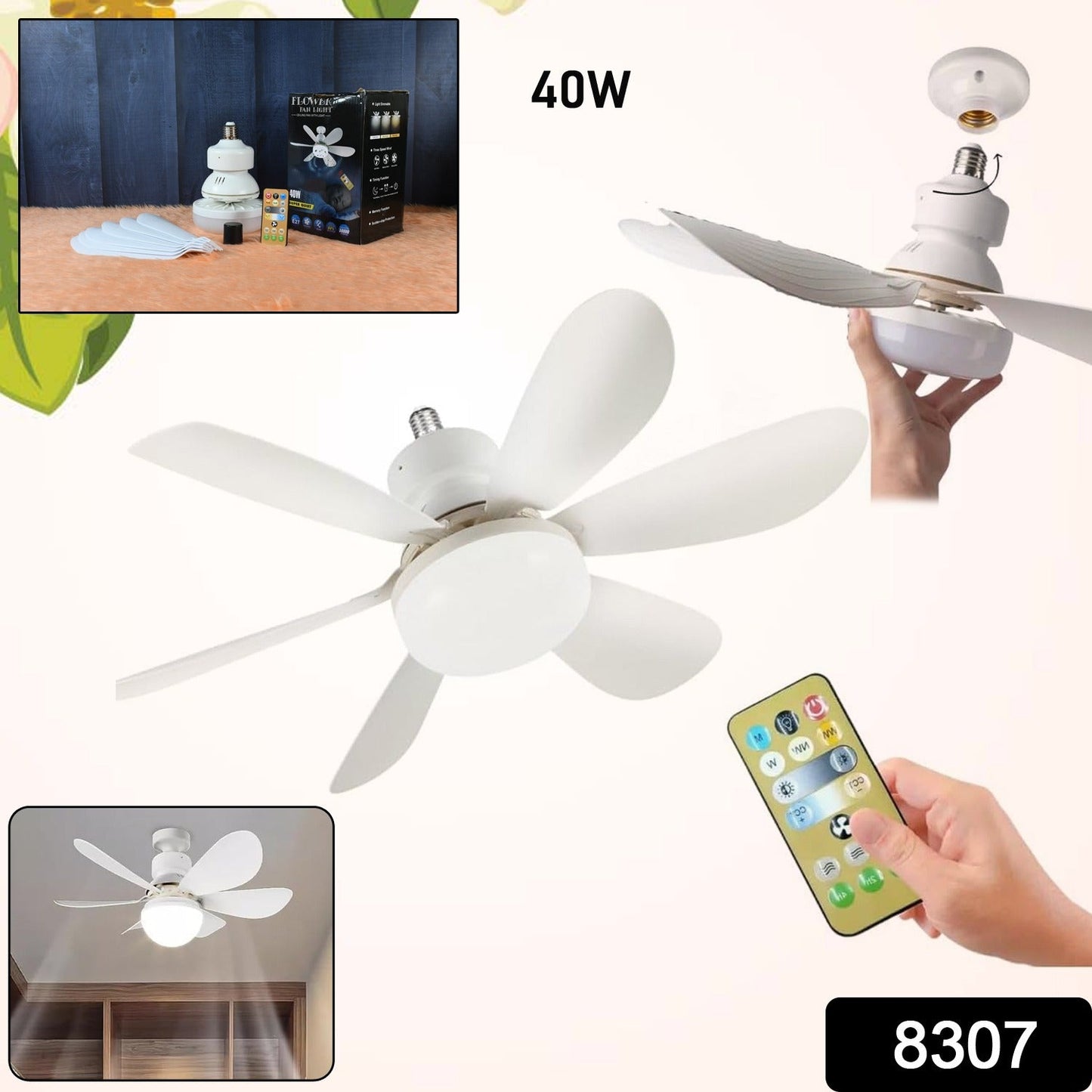 Ceiling Fan with LED Light