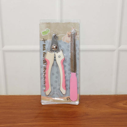 Professional Pet Nail Clipper and File (2 Pc Set)