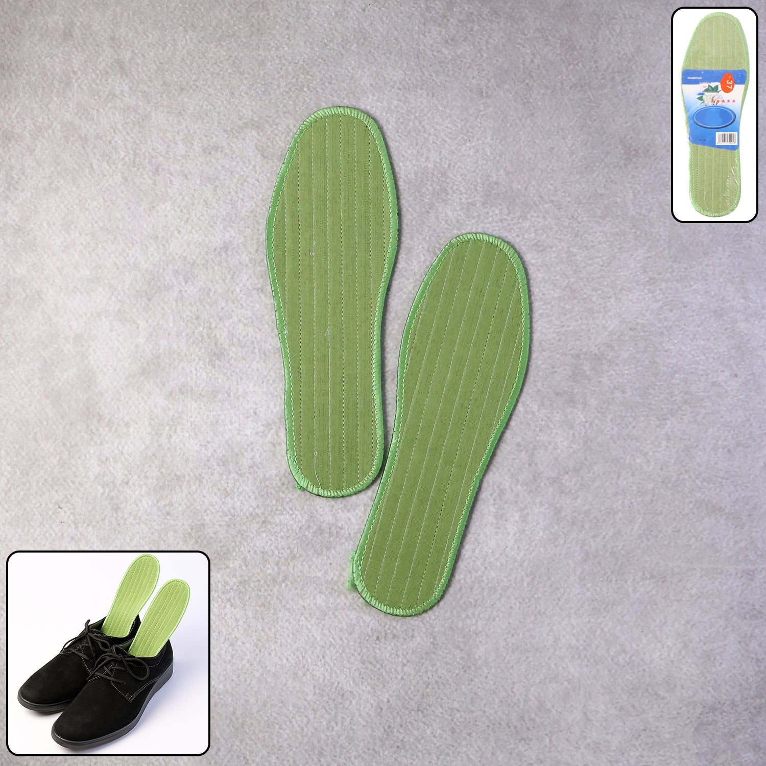 Premium comfort shoe insoles size 37