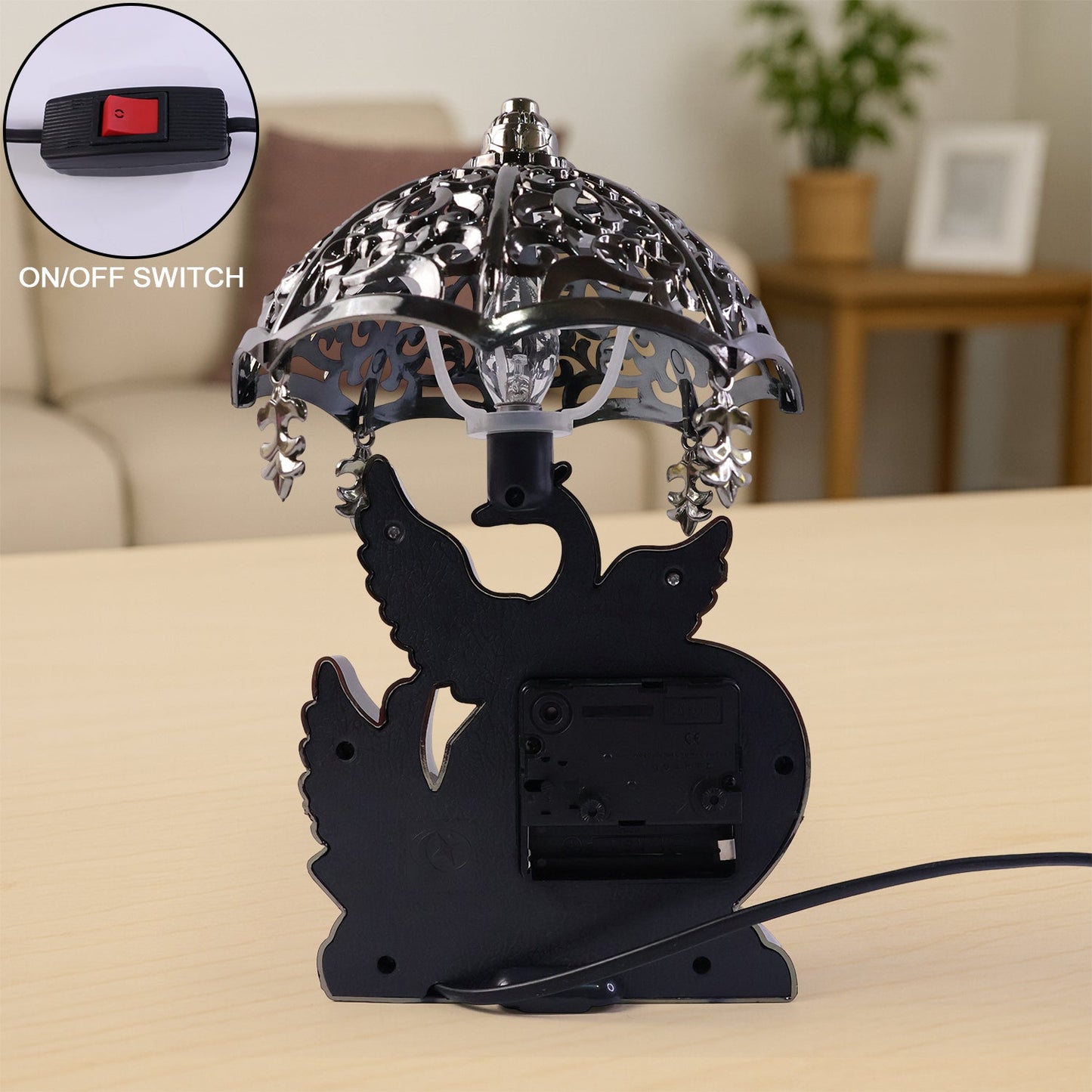 Decorative Swan Couple Table Lamp (1 Pc)