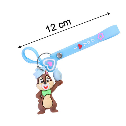 Cute novelty squirrel key ring