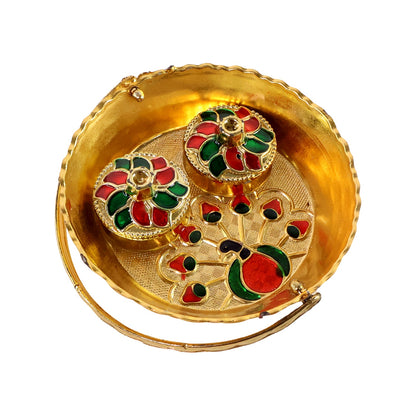 Mangal Mayura Aarti Plate