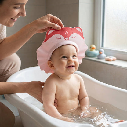 Cute Cartoon Baby Shower Cap Shampoo Bath Hat (1 Pc)