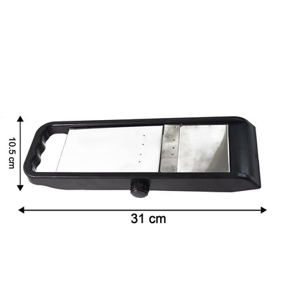 Supermom Adjustable Plastic Slicer, 1-Piece, Black / Silver