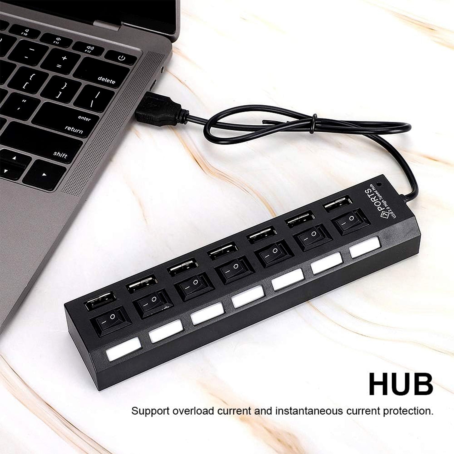 7 Port USB Spiltter