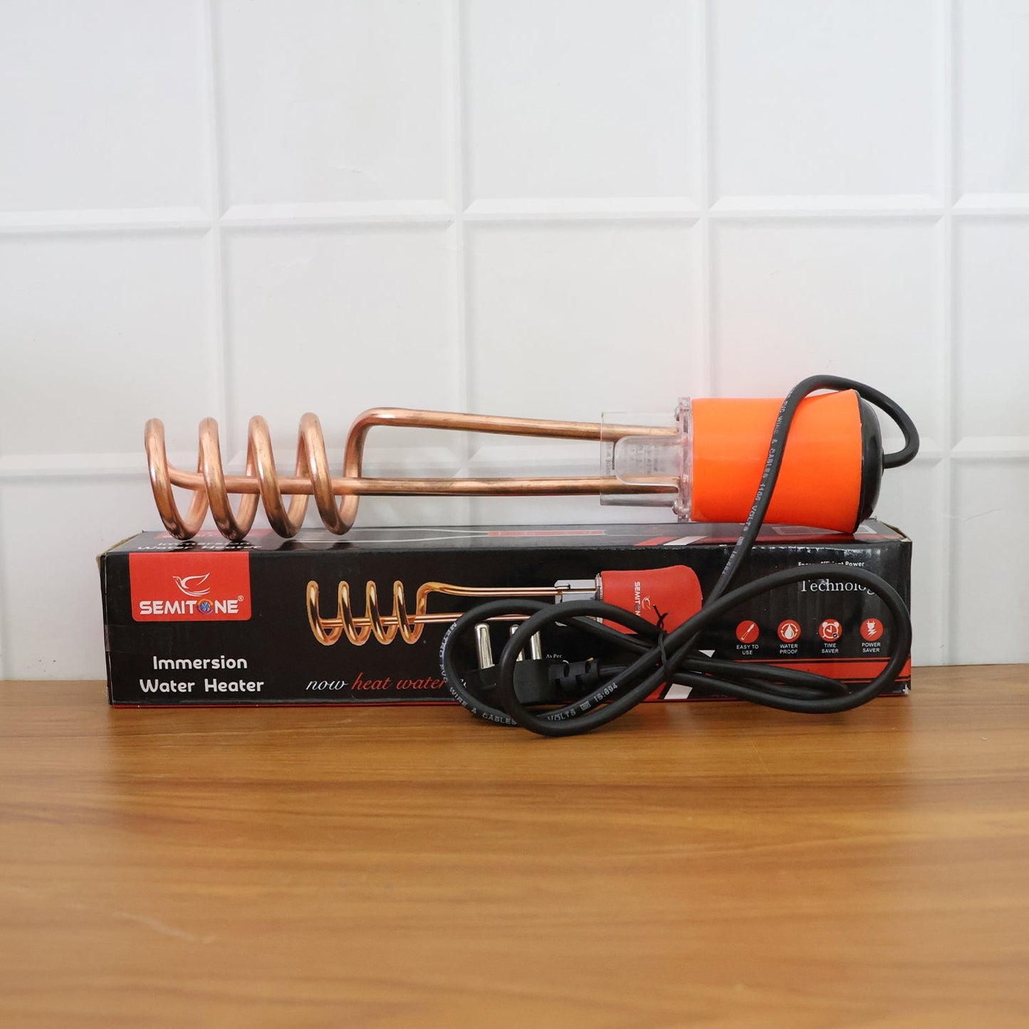 Immersion Water Heater Rod with Copper Heating Element