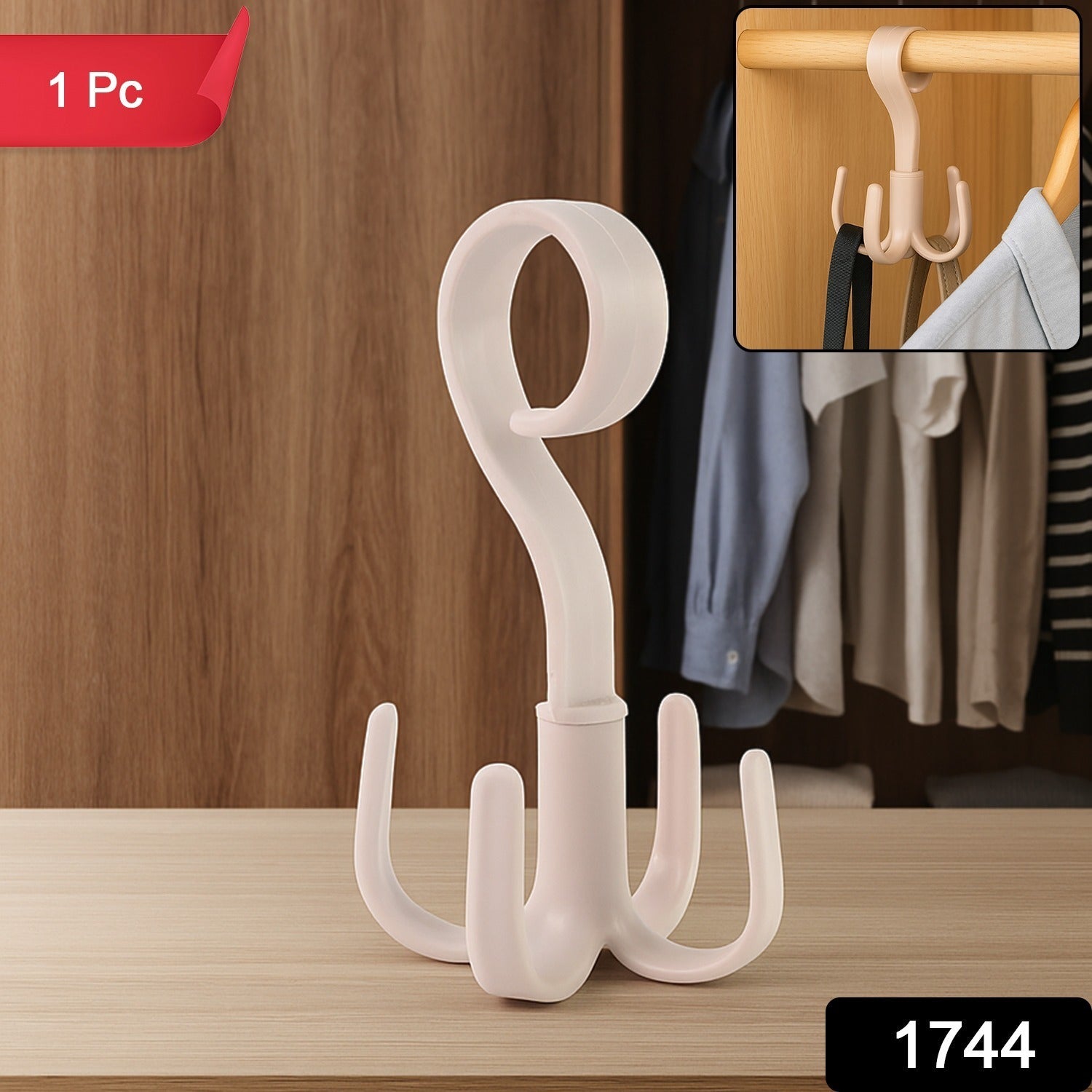 Strong Adhesive Rotating Hook