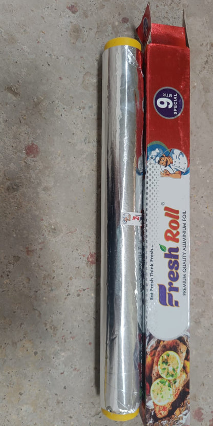 Non-stick foil roll for baking and grilling