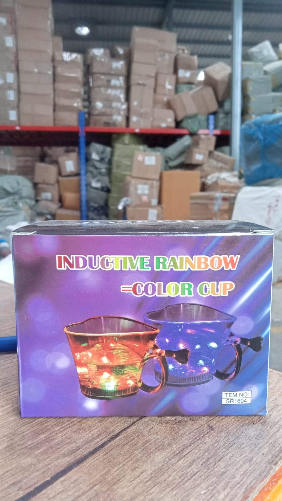 Heart Shape Blinking LED Glass Cup