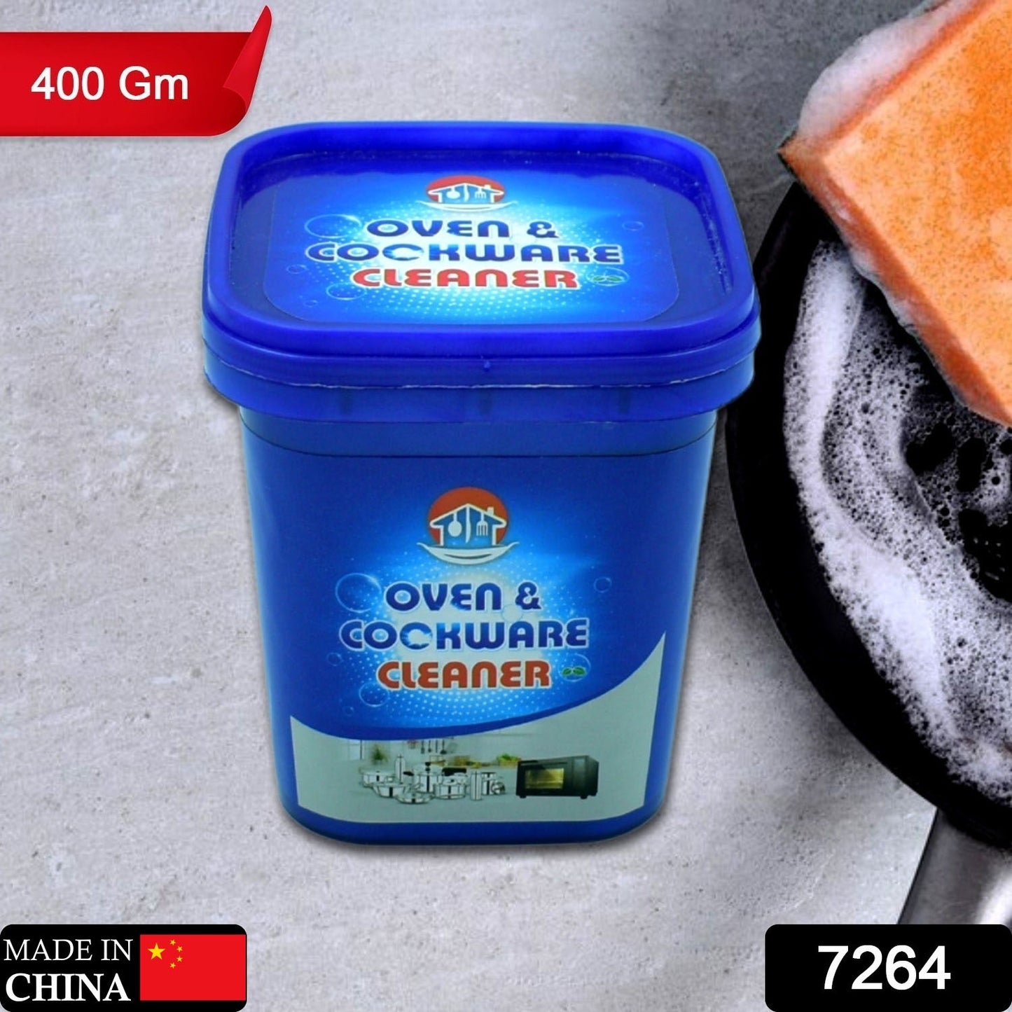Universal Oven & Cookware Cleaner Powder – Stainless Steel, Pot Stain & Rust Remover