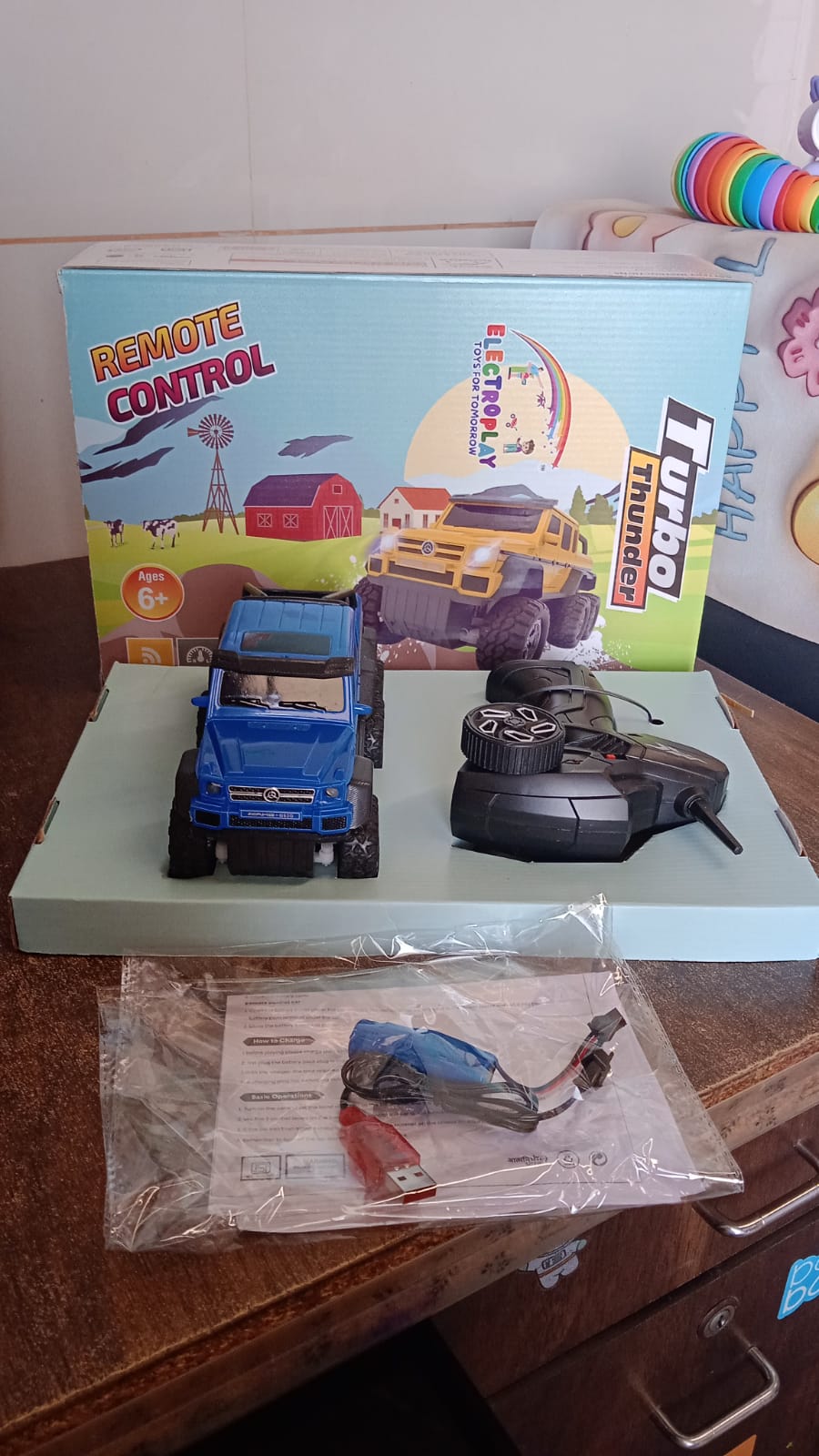 Electroplay 6-Wheel Drive Remote Control Off-road Car for Kids (1 Set)