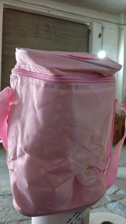 Cute Animal Zip Lunch Bag with Adjustable Strap – Reusable & Durable (1 Pc)