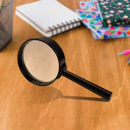 Real Glass Magnifying Lens for Reading, Breakage-Proof (50 mm)