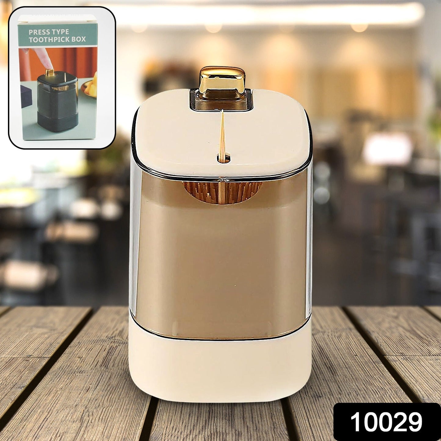 Toothpick Holder Dispensers,  for Home Living room Kitchen Restaurant (1 Pc)