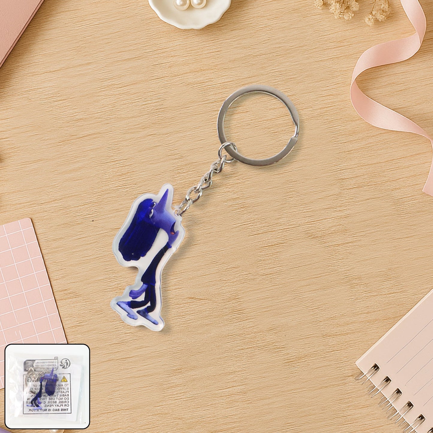 Fun Expression Acrylic Keychain 