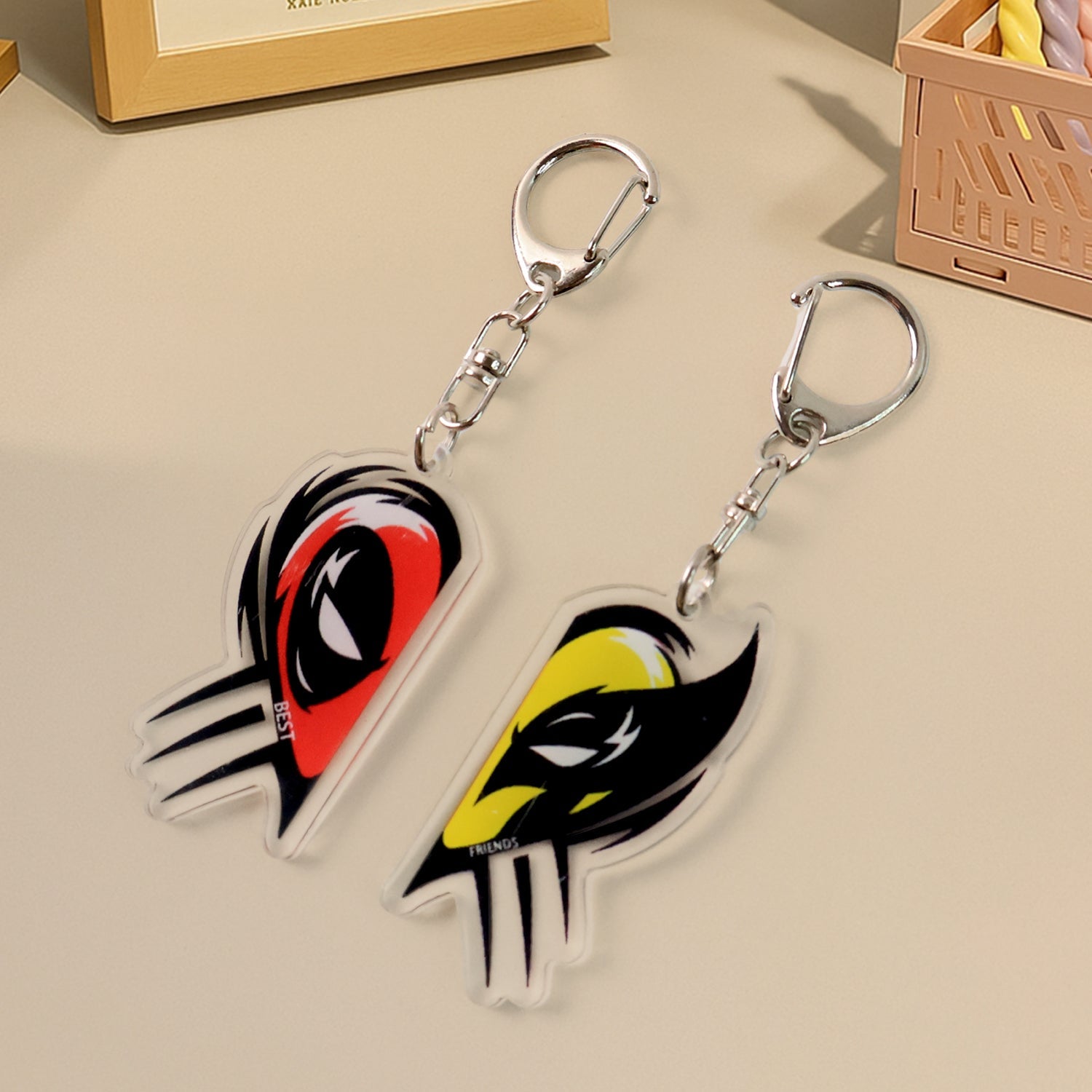 Breakable BFF Keyring Combo